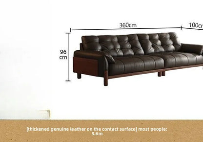 soft bag leather sofa Medieval retro living room small sofa apartment household sala de estar sofás furniture for living room