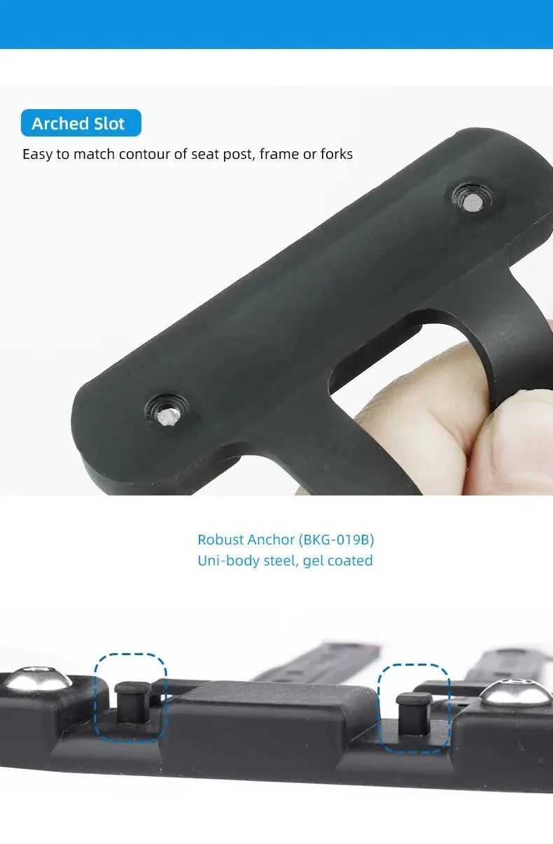 Bicycle Water Bottle Holder Adaptor 5 Colors Silicone Bottle Cage Strap Seatpost Fork Frame Multi Location Mounting Bike Parts