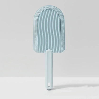 Dual-Sided Pet Grooming Brush: Detangling & Shedding Tool on One Side, Gentle Massage Bristles on the Reverse - for Pets