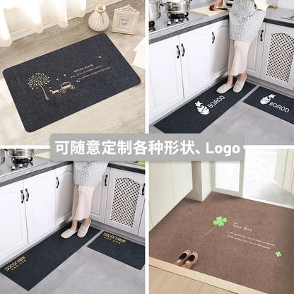 Door Floor Mat Japanese-style Door Mat Rectangle Non-Slip Foot Pad Home Welcome Carpet for Hallway Bath Kitchen Doormat