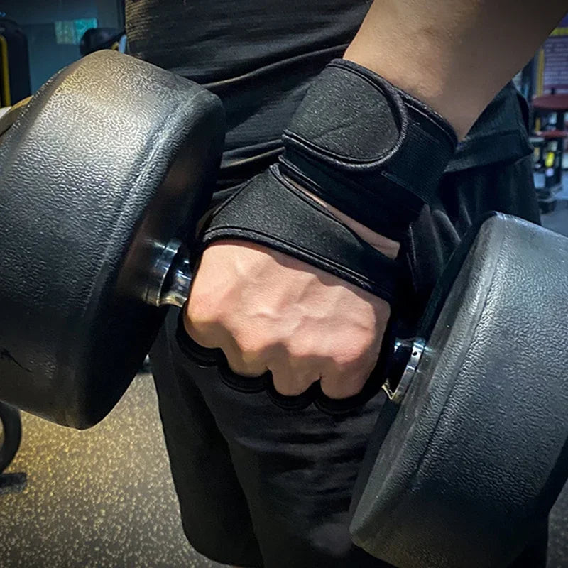 Weightlifting Training Gloves for Men Women Hand Wrist Palm Protector Gloves Fitness Sports Cycling Gymnastics Gym Gloves