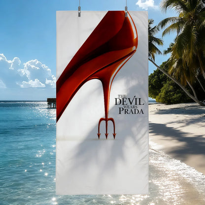 Movie The Devil Wears P-Pa-Prada-S 2 Towel Quick Drying Beach Towels Are Suitable For Swimming Pools Camping Yoga And The Gym