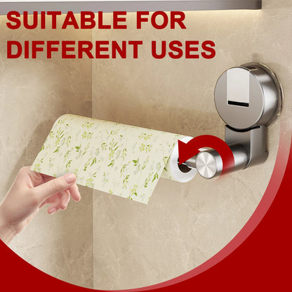 Suction Cup Tissue Hanger Kitchen Paper Towel Holder Toilet Roll Paper Dispenser Cabinet Storage Napkin Rack Bathroom Accessory