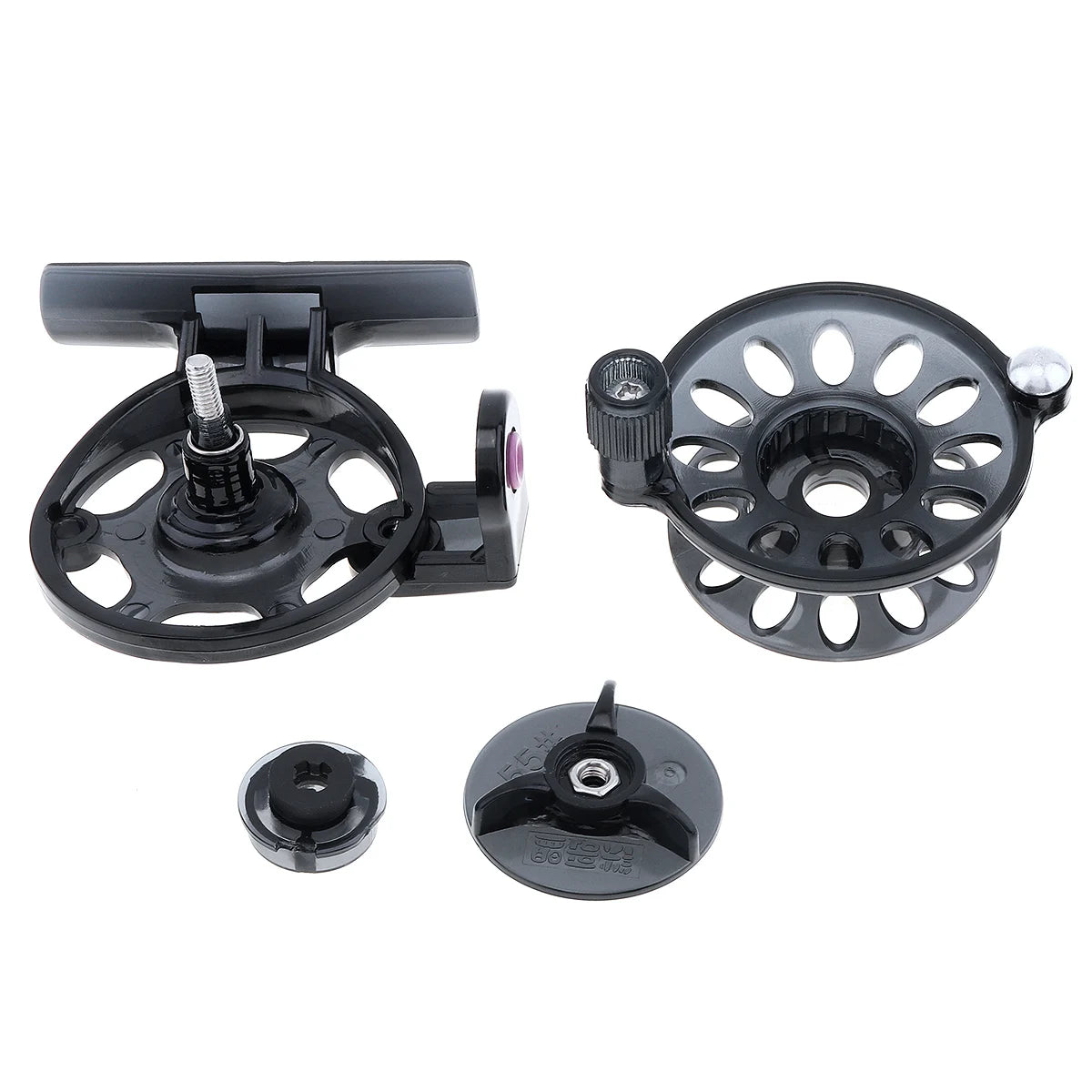 Mini Winter Ice Fishing Reel Ultralight 50mm 55mm 60mm Hand Reel Fly Fishing Line Wheel Carp Spool Pesca  Tackle