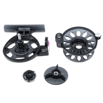 Mini Winter Ice Fishing Reel Ultralight 50mm 55mm 60mm Hand Reel Fly Fishing Line Wheel Carp Spool Pesca  Tackle