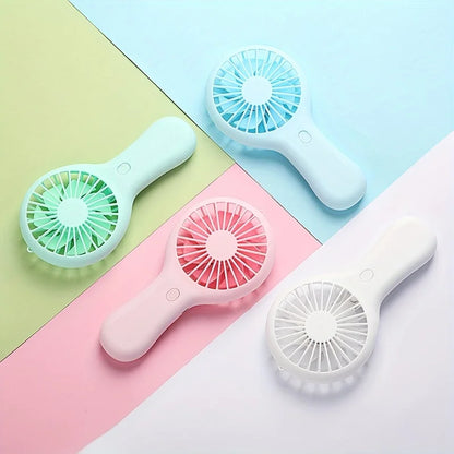 Portable Fan Mini Handheld Electric Fan Usb Rechargeable Handheld Small Pocket Fan  Air Cooler Desktop Office Travel Pocket Fan
