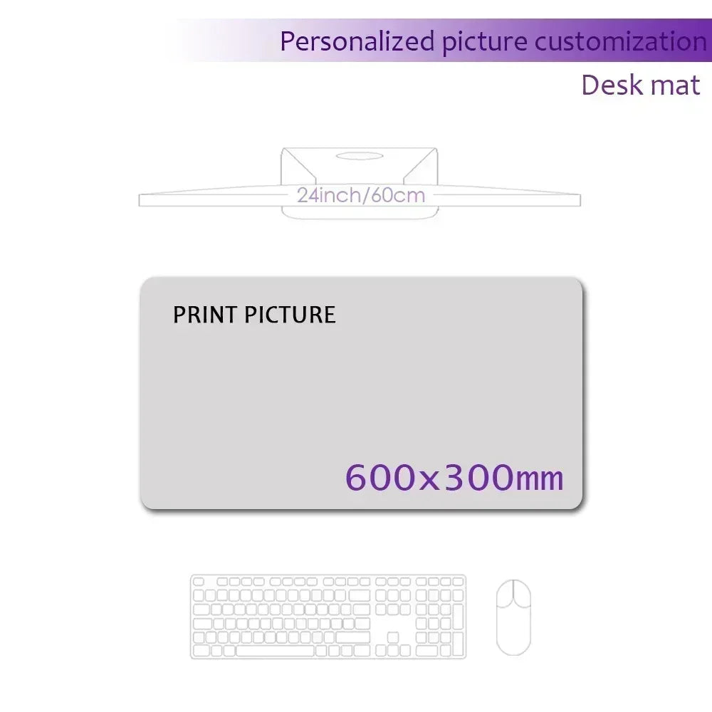 Custom Desk Mat, Mouse Pad 60x35cm, Personalized Gift, Large Mouse Pad,Custom Gift, Personalized Mouse Pad, Personalized Deskmat