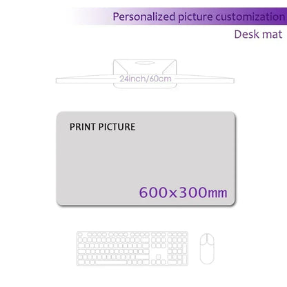 Custom Desk Mat, Mouse Pad 60x35cm, Personalized Gift, Large Mouse Pad,Custom Gift, Personalized Mouse Pad, Personalized Deskmat