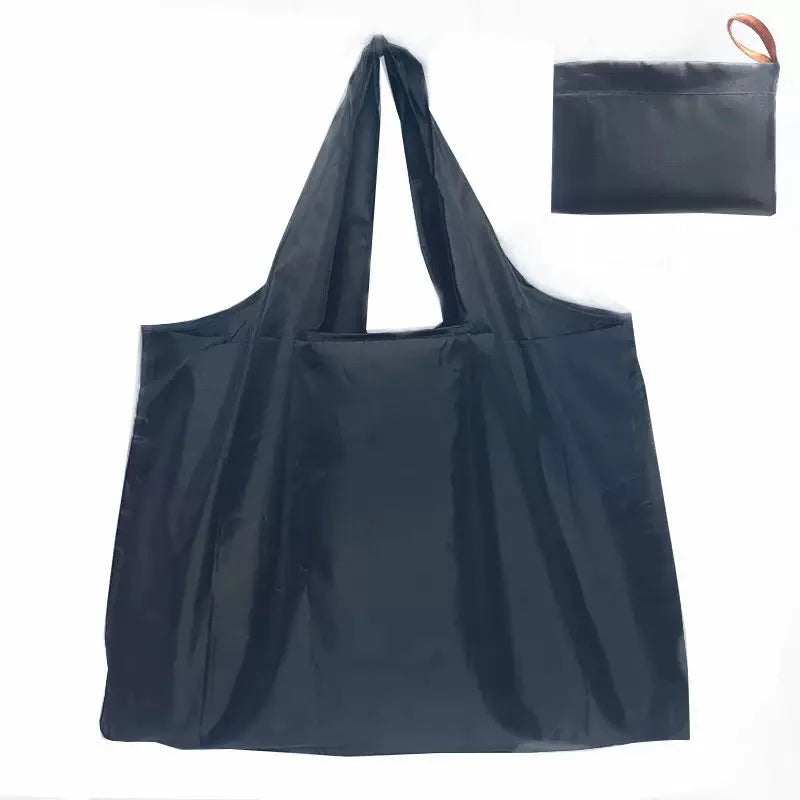 Lady's large capacity folding shopping bag - reusable large-sized shopping bag