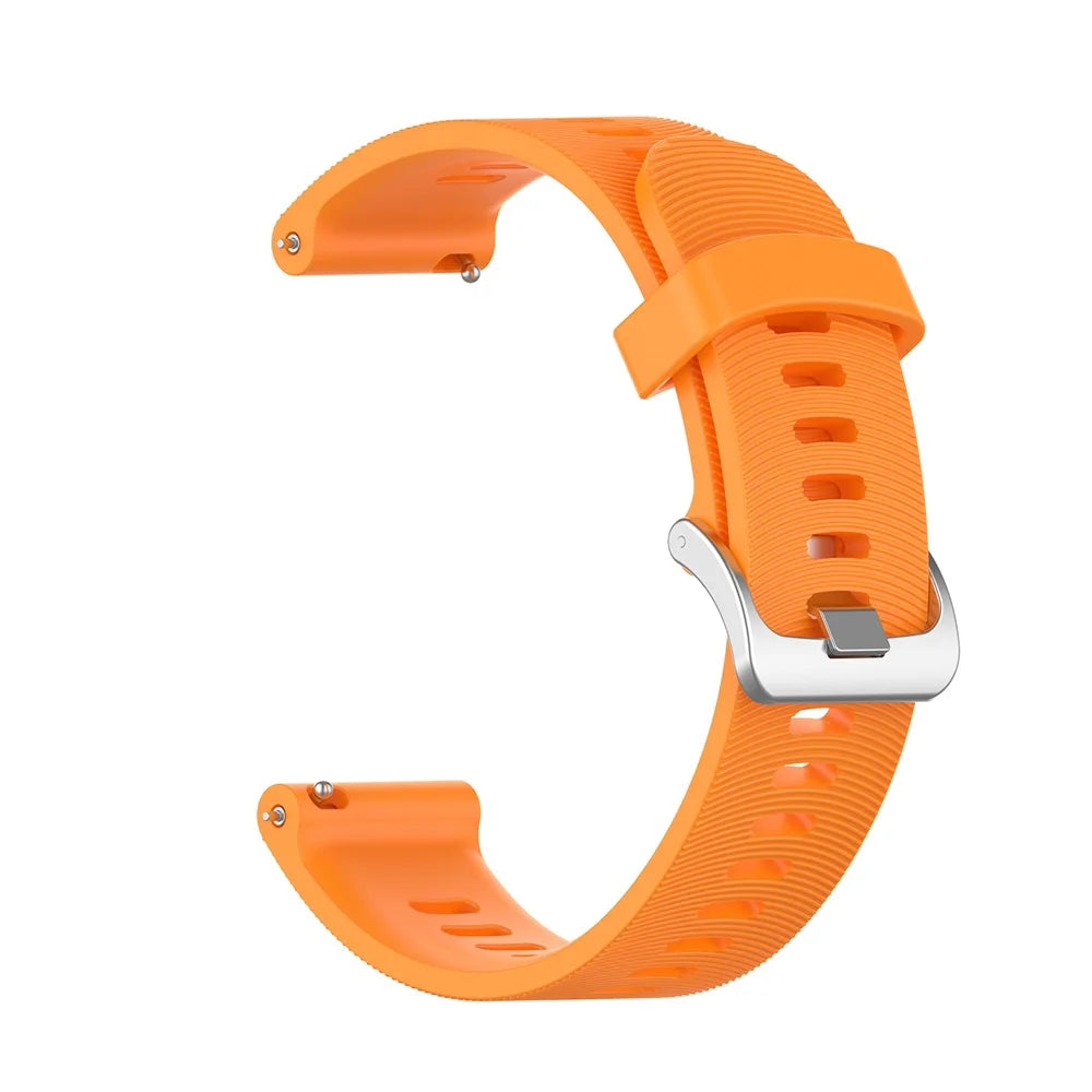 For Garmin 245 Strap Official Button Silicone Watch Band Sports Strap For Forerunner 245M/645/Vivoactive 3/Venu/Venu SQ Bracelet