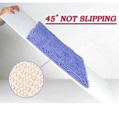Rectangular Floor Door Mat Carpet, 40X60cm, Soft, Non - Slip, Bathroom, Floor Door Mat, Dirt Barrier