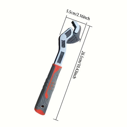 Multifunctional self-locking wrench adjustable wrench quick wrench adjustable pipe wrench plumber multifunctional hand tool