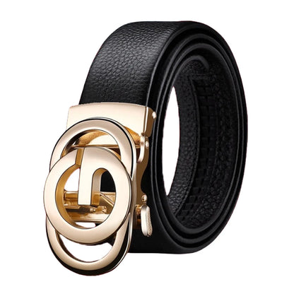 Men's Belt Automatic Buckle Belt Fashion Business Belt for Male Good Gifts for Men