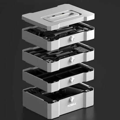 Professional Household Power Tool Set Multifunctional Electric Drill Screwdriver Hand Tools Set Portable Storage Tool Boxes