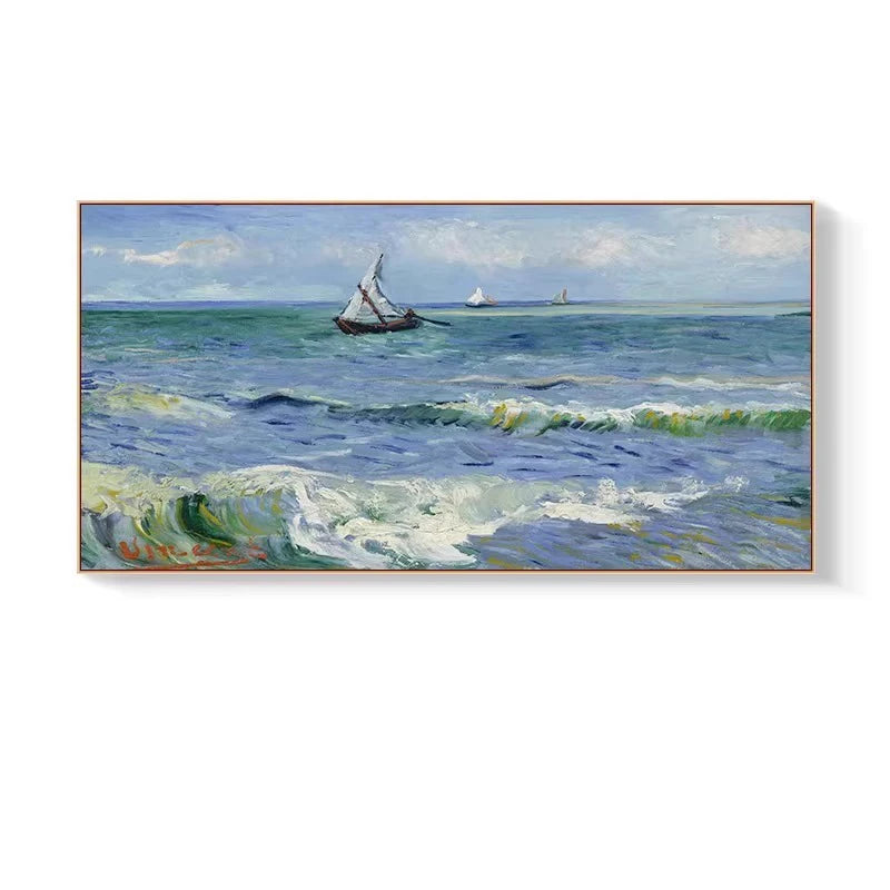 Impressionist Monet Van Gogh Famous Paintings Bedroom Wall Decor Mural Hotel Landscape Canvas Posters and Prints Room Picture
