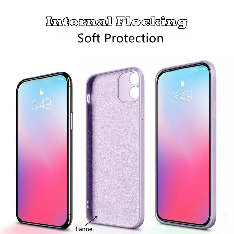 Orginal Liquid Silicone Case for Xiaomi 17T Pro 17 Max Mi 13 14 15 13T 14T 15T Pro Built-in Fluff Shockproof Protect Soft Cover