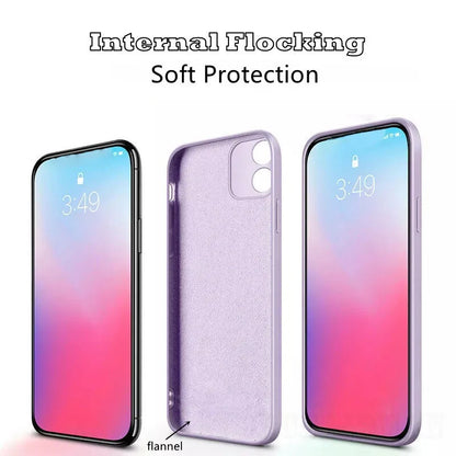 Orginal Liquid Silicone Case for Xiaomi 17T Pro 17 Max Mi 13 14 15 13T 14T 15T Pro Built-in Fluff Shockproof Protect Soft Cover