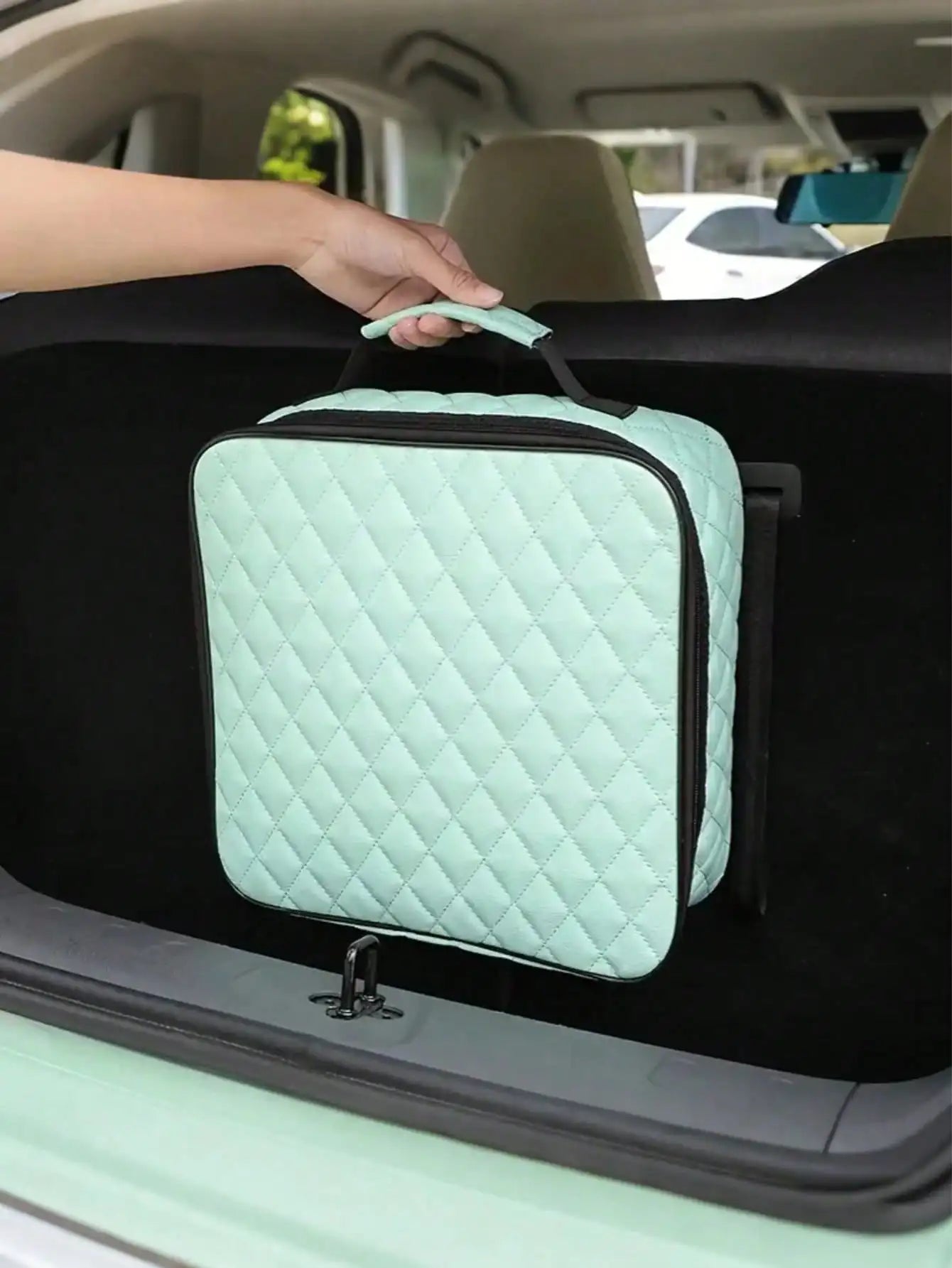 Large Car Trunk Organizer, Waterproof & Wear-resistant, For EV Chargers, Cables, Tools & Camping Gear, Car Interior Accessory