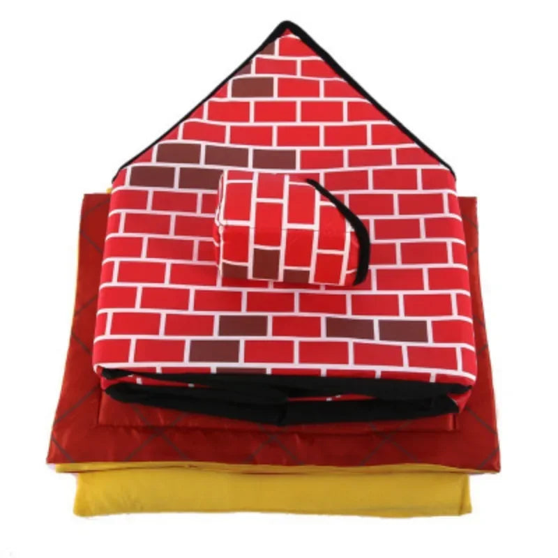 Warm and Comfortable Pets House Detachable and Washable Dog/cat Bed Suitable for Small Dogs and Small To Medium-sized Cats Cave