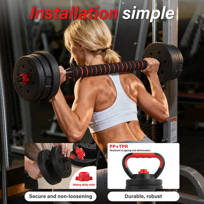 Dumbbells Barbell Set 30KG/20KG/15KG, Adjustable Dumbbells Weight Lifting Training For Man/Woman,effective for Bodybuilding Fitn