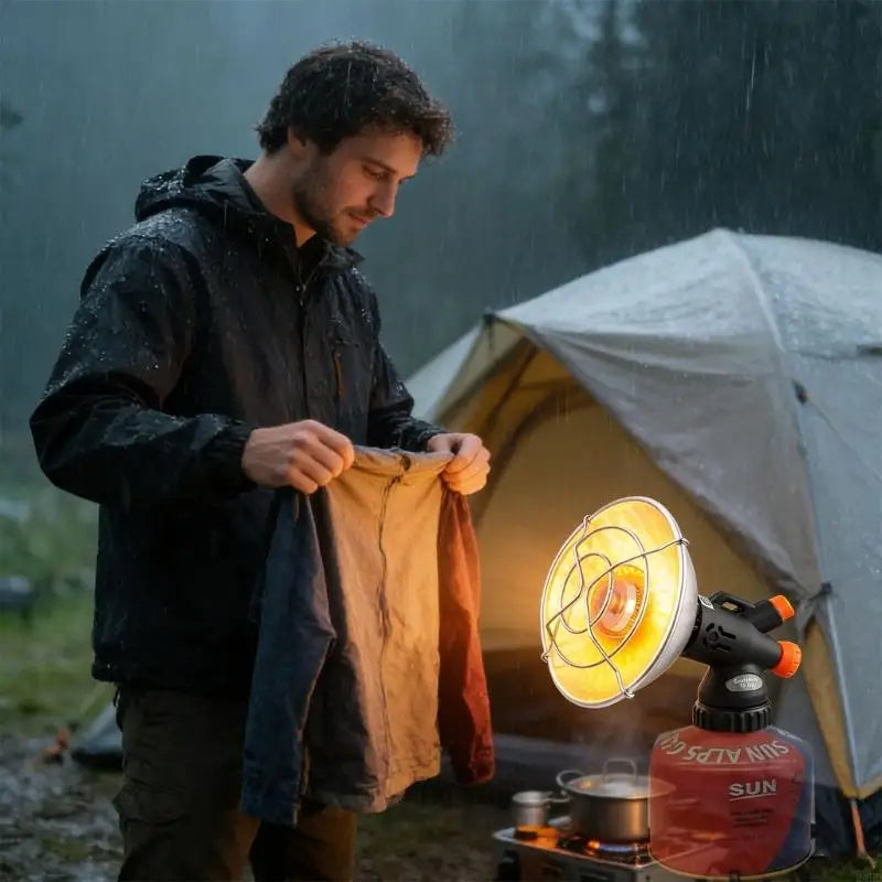 Transportable Gas Outdoor Stove with Efficient Heating Fast Stretch and Security for Outdoor Fishing Tasks 24BD