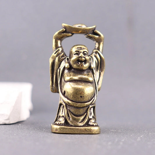 Maitreya Buddha Miniatures Figurines Home Decor Statue Ornaments Home Decor Craft for Living Room Desk Decoration