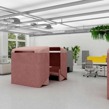 Modern Modular Pod Acoustic commercial office partitions Furniture 2 Seat Desk Table Office Cubicle Workstation office sofa