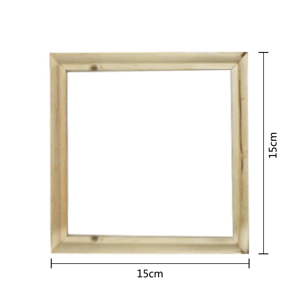 DIY Picture Canvas Oil Painting Frame Nature DIY Wood Frame Art Poster Painting By Numbers Photo Frame Craft Home Wall Art Decor