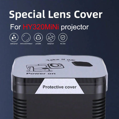 HY320mini Projector Lens Cover Portable Lens Cover Projector Dustproof Protective Lens Cover Home Video Projector Lens Cover