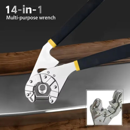 6/8 Inch 14 In 1 Magic Wrench Household Automotive Maintenance Adjustable Hand Torque Wrencht Novelty Multifunctional Hand Tool