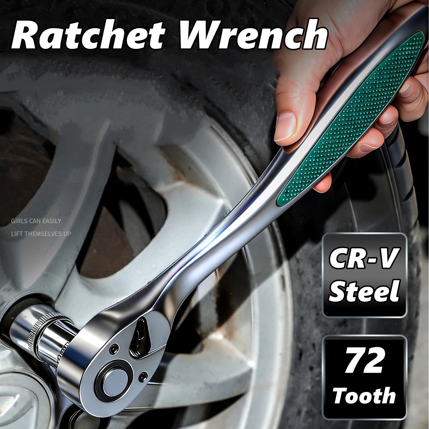72 Tooth Ratcheting Wrench Set 1/4 3/8 1/2 Inch Auto Quick Repair Wrench Labour-Saving Ratchet Wrench Set Hand Tools