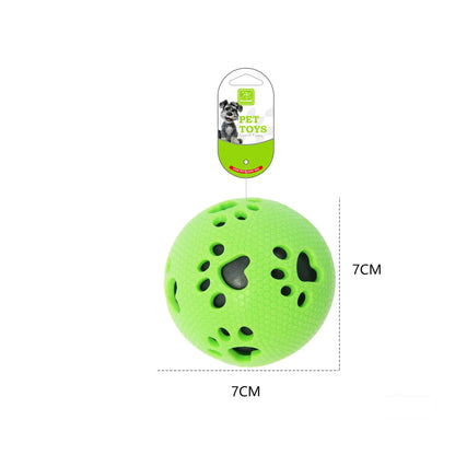 TPR Elastic Toy Ball for Pets Chewable Sound-making Nteractive and Dog Training Dog Interaction To Relieve Boredom Dog Supplies