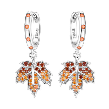 MISEFF S925 Sterling Silver Earrings Multiple Styles Exquisite Flower Earrings Original Fashion Jewelry Birthday Gift For Women