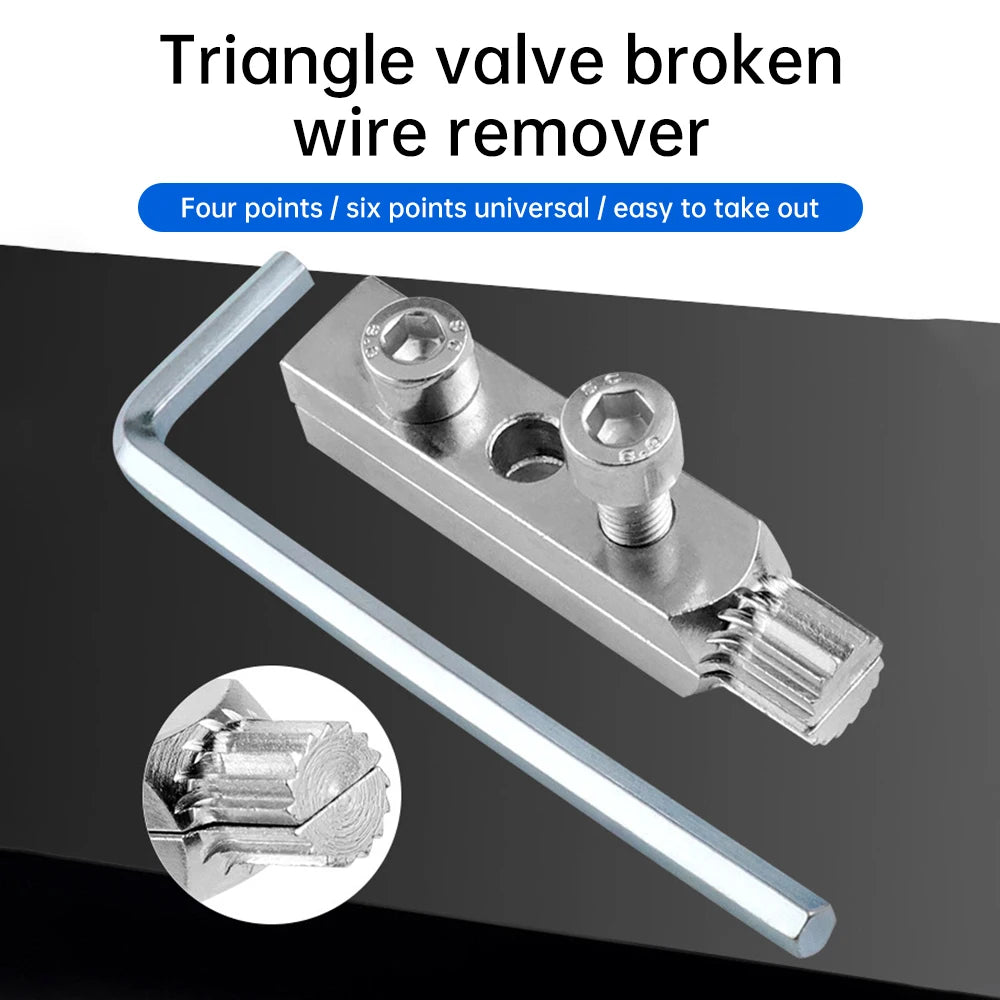 4 Points 6 Points Stripped Screw Extractor Set Broken Wire Universal Remover Screw Removal Multifunctional Tool for Bolt Pipes
