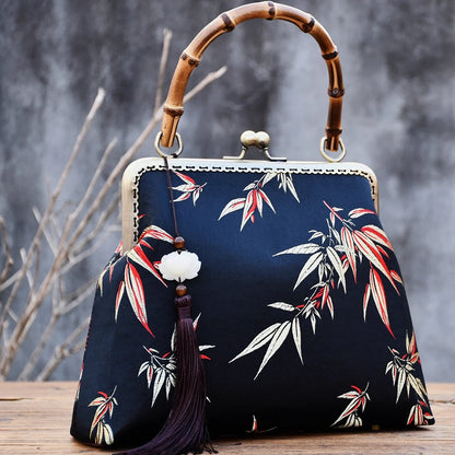 Wood Hand lock Shell Bags Vintage Designer Bag Women Shoulder Crossbody Bag Chain Tote Women's Handbags Purses