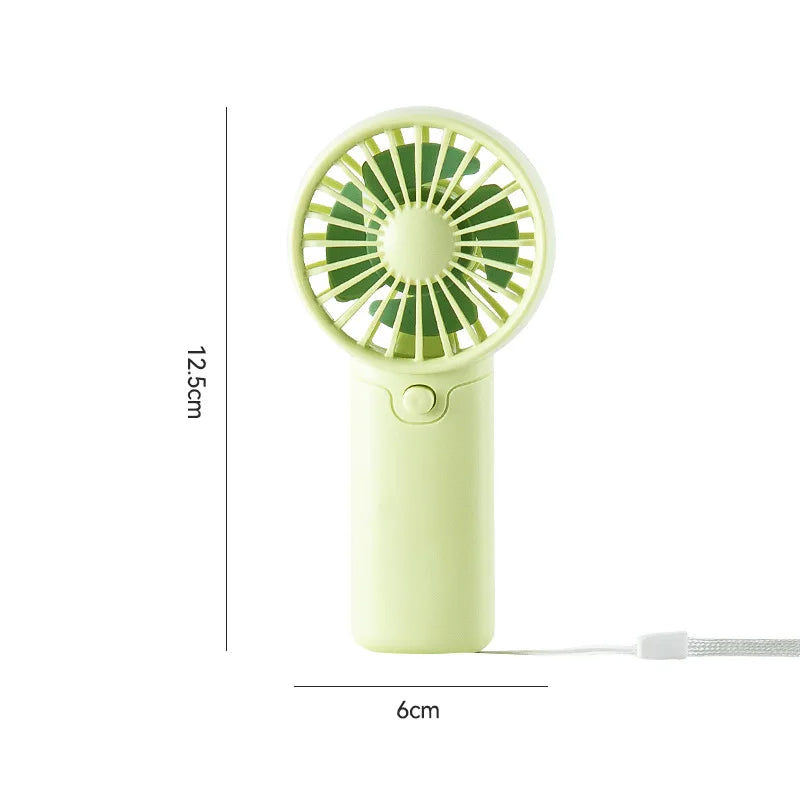 Portable Mini Handheld Fan, Pocket Size Lightweight AA Battery Powered Small Fan Creative Convenient Air Cooler For Home Outdoor