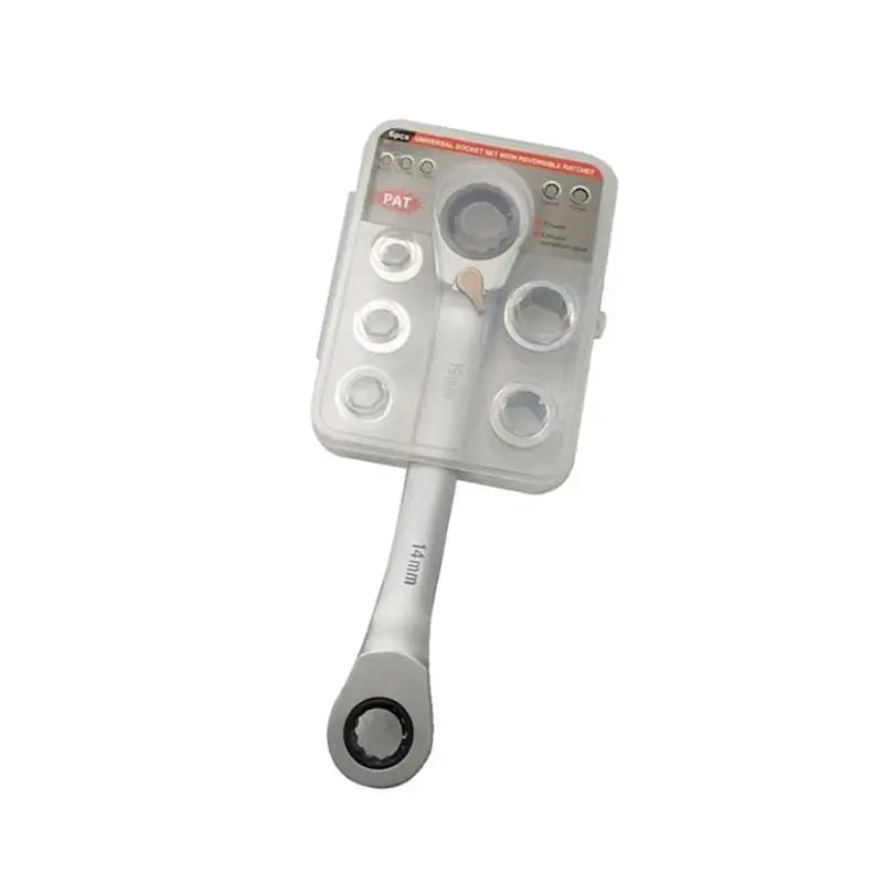 652F Stable Double Head Ratcheting Wrench With Quick Releases Mechanism For Easy Use