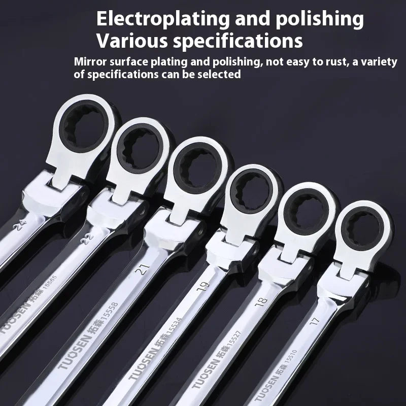 Mechanical Advantage Ratchet Wrench Tool for Easy Use in Tight Spaces Home Improvement Hardware Essential