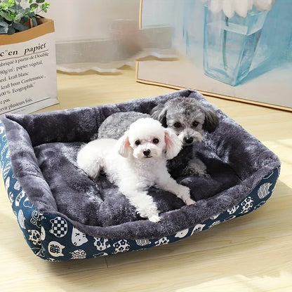 Pet dog bed, sofa cushion, seasonal pet supplies, soft and comfortable supplies, large, medium, and small household cat beds