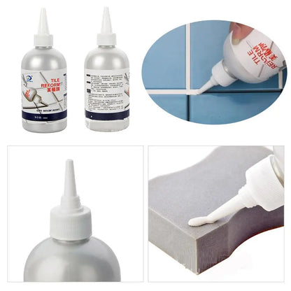 Waterproof Tile Repair Filler Seam Beauty Agent Ceramic Tile Grout Repair Fill Gaps Kitchen Bathroom Specific Mildew Proof