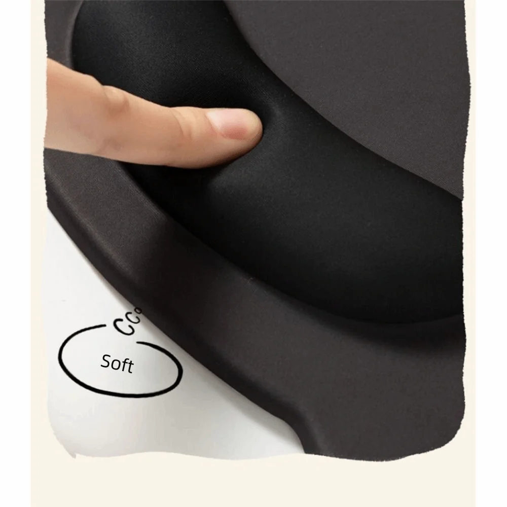 Cute Cartoon Mouse Pad with Wrist Rest Anti-Slip Rubber Puppy Mouse Pad HD Printing Cute Wrist Rest Pad Desktop Setup