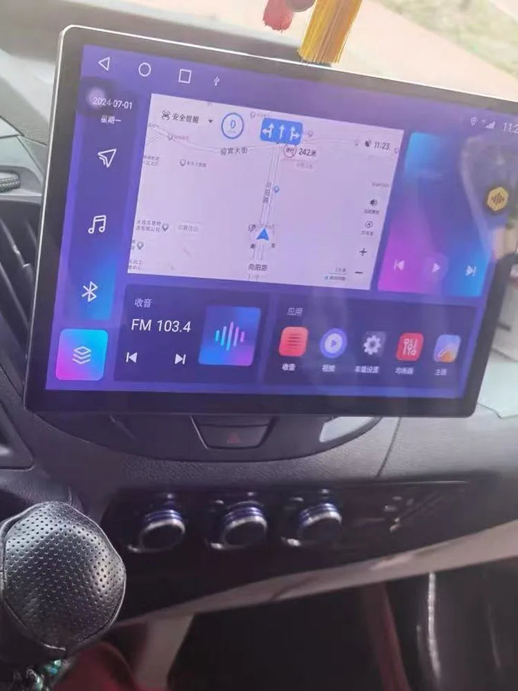 13 inch Android 15 Carplay Auto Car Radio For Ford Transit Custom 2013-2018 Multimedia Video Player Navigation Stereo GPS Audio