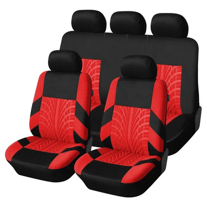 AUTOYOUTH Unique Flat Cloth Car Seat Cover ( Detachable Headrests and Solid Bench) Interior Accessories Universal Car Seat Cover