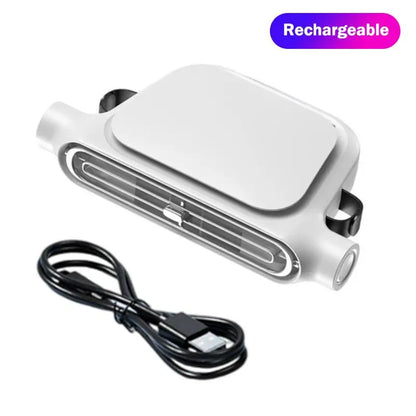 Portable Car Fan - USB Cooling Vehicle Accessory, Quiet Compact SUV Seat Fan, Adjustable Airflow Design, Efficient Proced