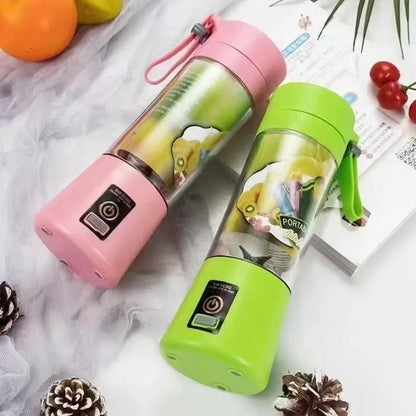 USB Charging Electric Juicer Cup 6 Leaf Blade Mini Portable Blender Fruit Juice Extractor For Home Travel