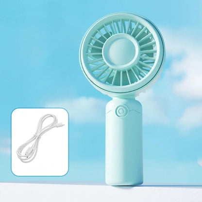 Portable Fan 3 Speed Adjustable Quiet USB Rechargeable Personal Hand Held Fan for Indoor Outdoor Home Office School Travel