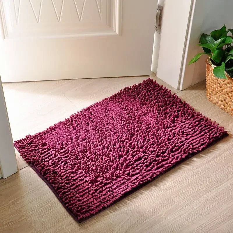 Rectangular Floor Door Mat Carpet, 40X60cm, Soft, Non - Slip, Bathroom, Floor Door Mat, Dirt Barrier