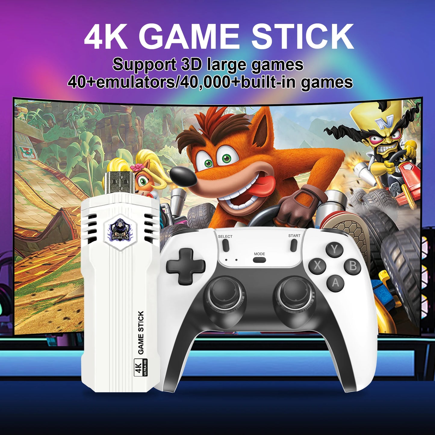 Gaming Consoles X2L ARM Mali-450 Quad-core S905L 64G/128G 30000+ Games Control for Games PSP、PS1、DreamCast、N64