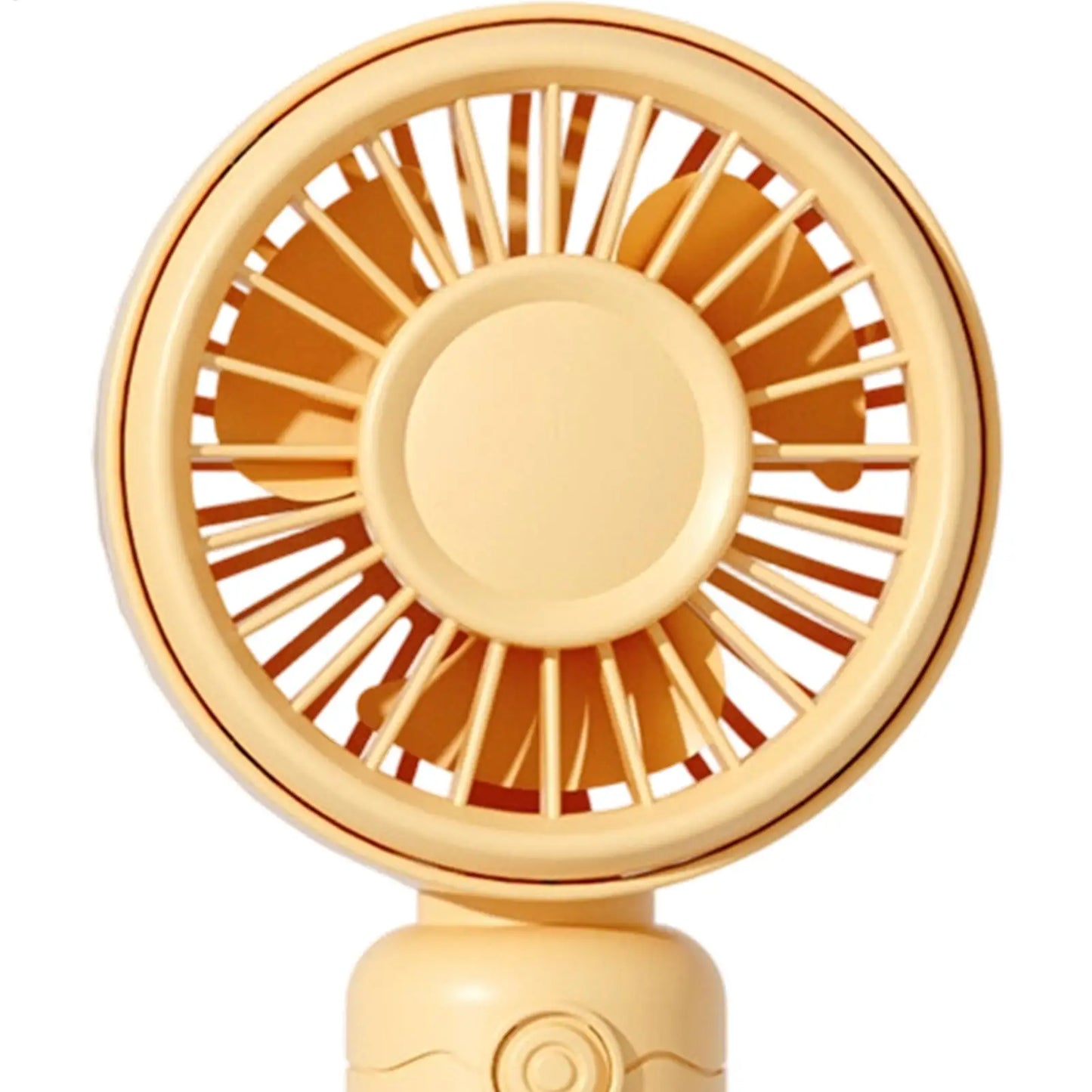 Portable Handheld Fan 3 Speed Adjustable Quiet USB Rechargeable Mini Personal Fan for Indoor Outdoor Home Office School