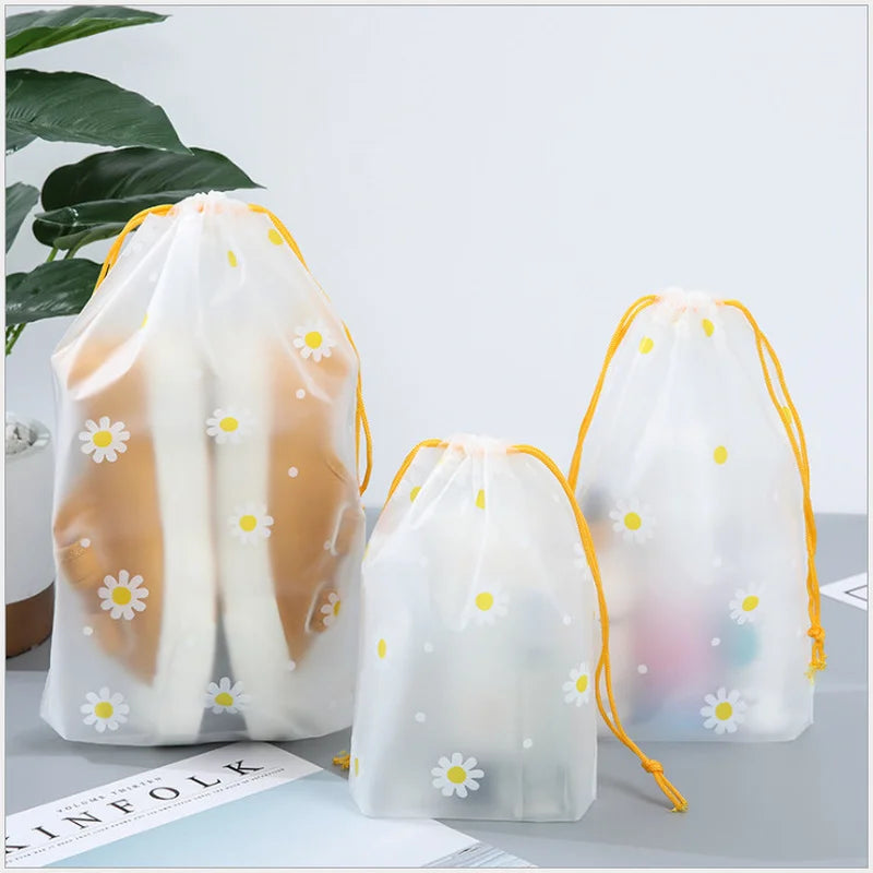 Drawstring Swimming Bags Transparent Beach Storage Bag Waterproof Dry Clothes Family Outdoor Travel Portable Accessories 2023